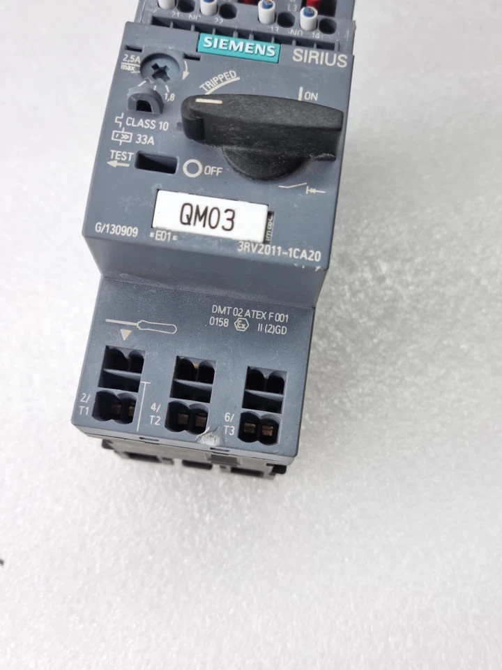 SIEMENS SIRIUS CIRCUIT BREAKER 3RV2011-1CA20 3RV20111CA20